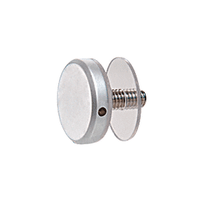 CRL Satin Chrome Standoff Cap Assemblies for 1-1/4" Standoff Bases - CAP114SC