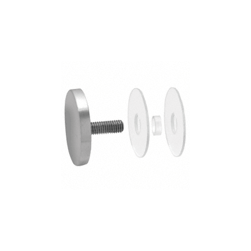 CRL 2" Diameter Brushed Stainless Steel Standoff Cap Assembly - CAP2BS