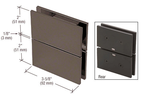 CRL Cardiff Series Glass-to-Glass Mount Hinge