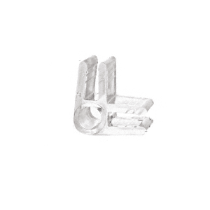 CRL 90 Degree 2-Way Clear Plastic Display Connector - CPDC2