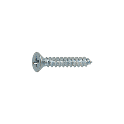 CRL 8 x 1" Flat Head Phillips Wood Screw for Use with D693 or D695 Bases - D150