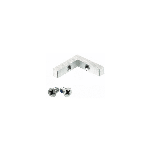 CRL Upper Corner and Screws for Fixed Glass Frame - D662WS