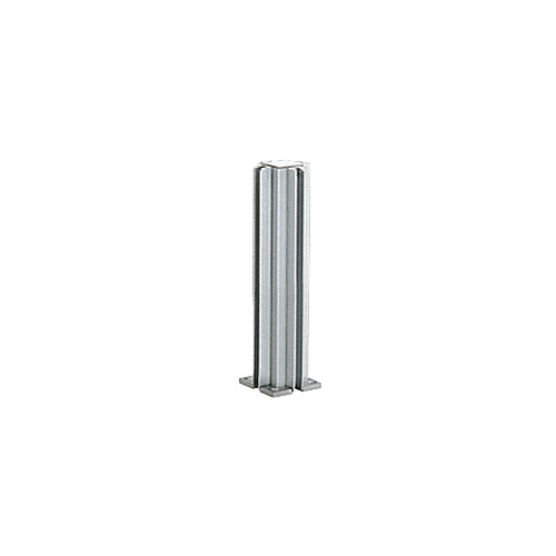 CRL Satin Anodized Standard 12" 3-Way Partition Post - D990A123W