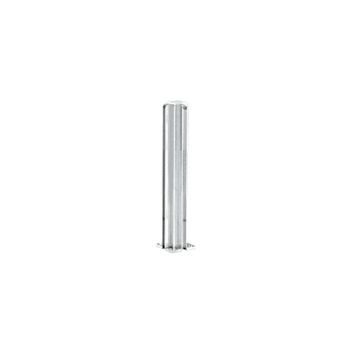 CRL Satin Anodized Standard 18" Corner Partition Post - D990A18CR