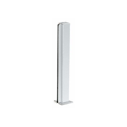 CRL Satin Anodized 24" End Design Series Partition Post - D990A24E