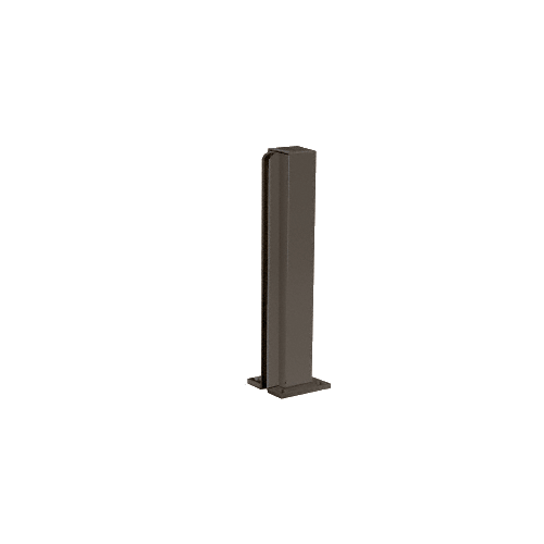 CRL Duranodic Bronze 12" End Design Series Partition Post - D990DU12E