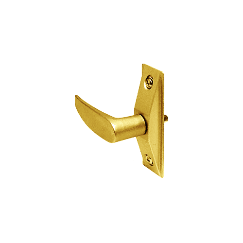 CRL Brass Left Hand Lever Handle - DL2150LHBR