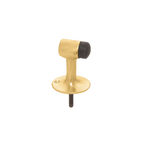 CRL Polished Brass Finish Floor Mounted Heavy Duty Door Stop - DL2522PB
