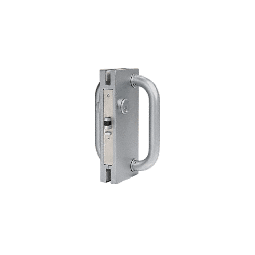CRL Brushed Stainless 4" x 10" RH/LHR Center Lock with Deadlatch - DL410RBS
