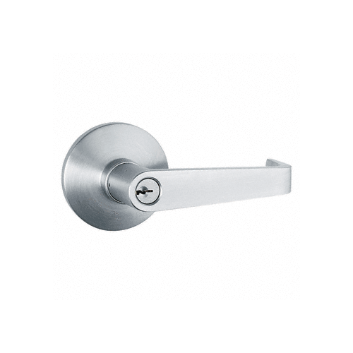 CRL Satin Chrome Panic Exit Device Trim Accessory - Keyed Randomly Lever Handle Entry - DL51LKDA