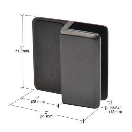 CRL Beveled Style Frameless Shower Door Stop