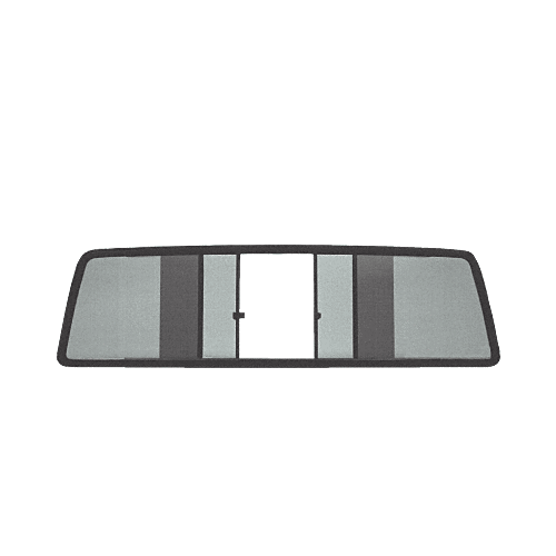 CRL Duo-Vent Four Panel Slider with Solar Glass for 1982-1993 GMC/Chevy S-Series Truck - TSW875S