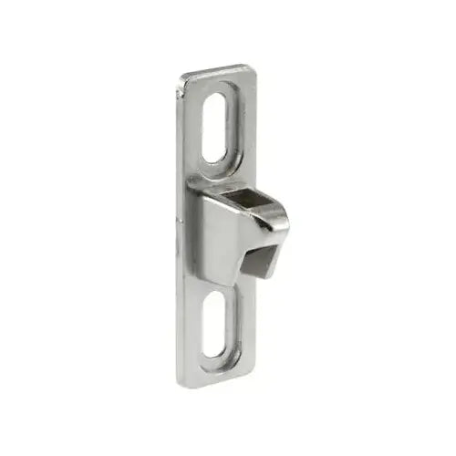 CRL 3/4" Chrome Plated Lock Keeper with 1-11/16" Screw Holes - E2040