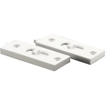 CRL White Tilt Window Latch with 2-1/8" Screw Holes - F2627