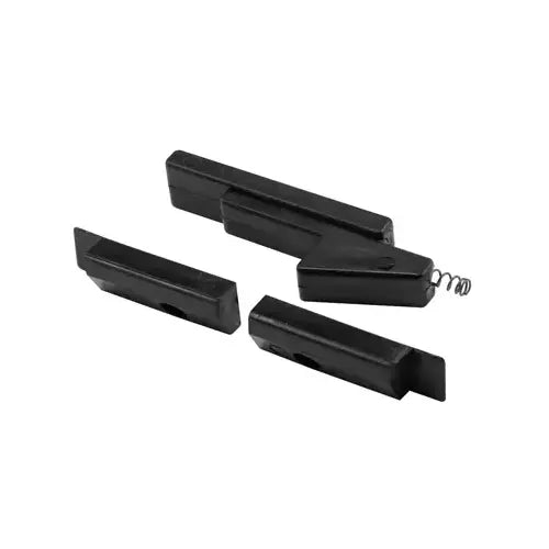 CRL Black Plastic Sash Lock [2 pack] - F2634