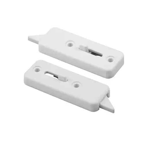 CRL White Tilt Latch; 1-3/8" Screw Holes - Package - F2737