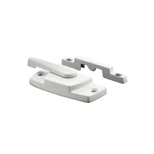 CRL White Sash Lock With 2-1/4" Screw Holes and 7/16" Hole Backset Without Lugs - F2768