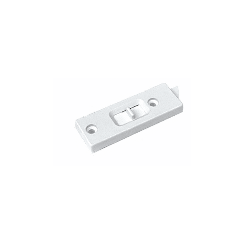 CRL White Tilt Window Latch with 2-5/16" Screw Holes - F2724