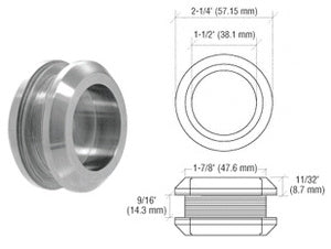 CRL Laguna Series Thru-Glass Pull