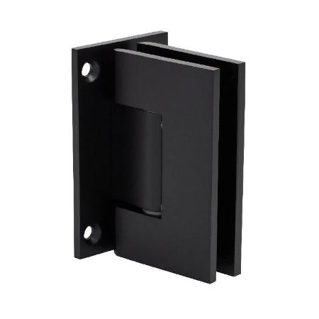 CRL Geneva 537 Series - Wall Mount Full Back Plate Standard Hinge with 5 Degree Offset