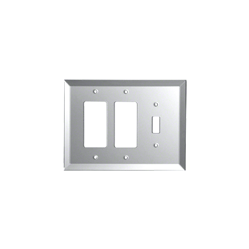CRL Toggle and 2X Decora Glass Mirror Plate - GMP305C