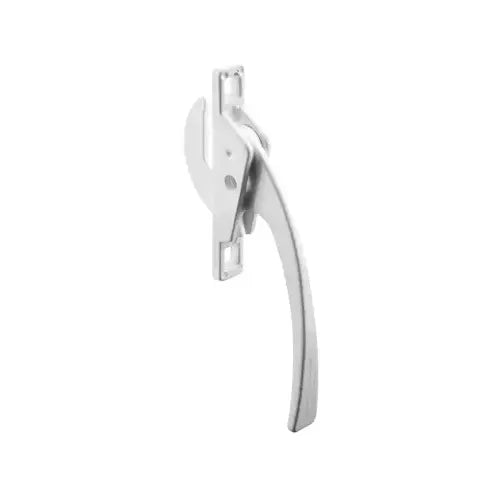 CRL White Straight Casement Window Locking Handle with 2-3/8" Screw Holes - H3716
