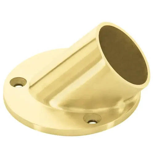 CRL Polished Brass 45 Degree Angle Flange for 1-1/2" Tubing - HR15AFPB