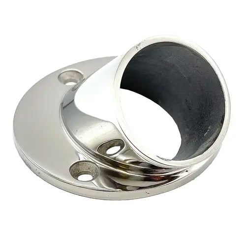 CRL Polished Stainless 45 Degree Angle Flange for 1-1/2" Tubing - HR15AFPS