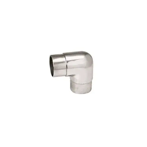 CRL Polished Stainless Sharp Radius 90&#186; Corner for 1-1/2" (38.1 mm) Tubing - HR15HPS