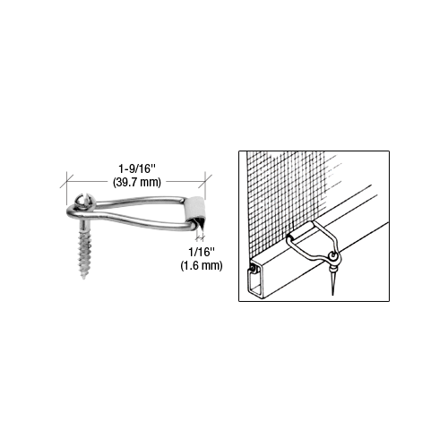 CRL Spline Bail Latch [100 pack] -  WSC203MPK