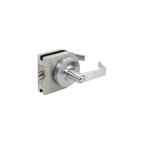 CRL Brushed Stainless Grade 1 Lever Lock Housing - Entrance - LH50BS