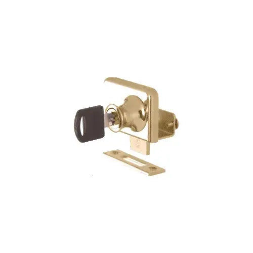 CRL Gold Plated Lock for 3/8" Double Glass Doors - LK348
