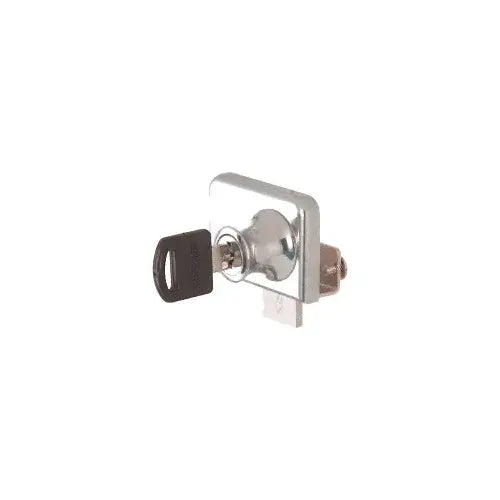 CRL Chrome Plated Lock for 1/4" Double Glass Doors - Keyed Alike - LK46KA