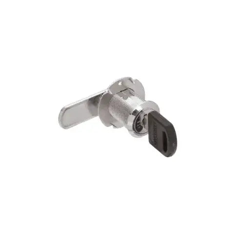 CRL Nickel Plated Cam Lock for Wood Doors - Keyed Alike - LK56KA
