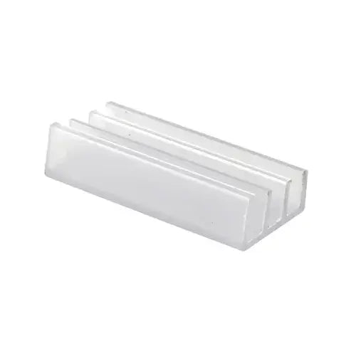 CRL Clear 1-1/4" Wide Sliding Shower Door Bottom Guide - M6089