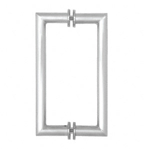 CRL 10" Mitered Corner Glass Mounted Pull Handle