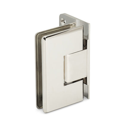 Oceana Standard Duty Adjustable 90° Wall-Glass Hinge with Offset Backplate