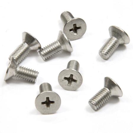 CRL 5 x 12 mm Cover Plate Flat Head Phillips Screws