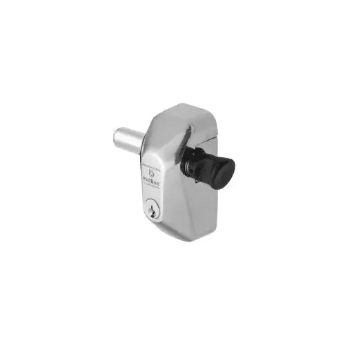 CRL Polished Stainless Steel PullBolt Security Side Mount Lock - PBS1PS