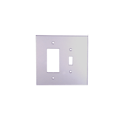 CRL Decora Switch Acrylic Mirror Plate - Clear - PMP206