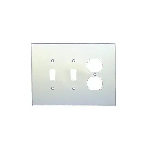 CRL Duplex Double Toggle Clear Acrylic Mirror Plate - PMP304