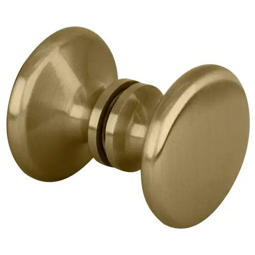 CRL Brushed Bronze Traditional Style Back-to-Back Shower Door Knobs - SDK100BBRZ