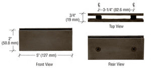 CRL Square 180 Degree Glass-to-Glass Clamp