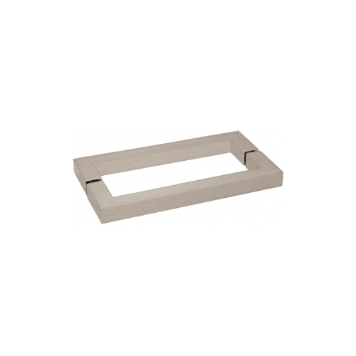 CRL Satin Nickel "SQ" Style 18" Back-to-Back Towel Bar - SQ18X18BN