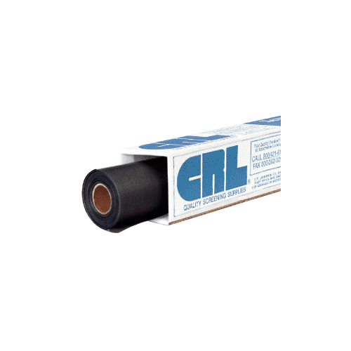 CRL 48" x 100 ft. Black Even-Weave Solar Screen Wire - SSW48BL