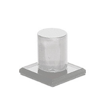 CRL Clear Acrylic Stick-On Mirror Knob - MKC1