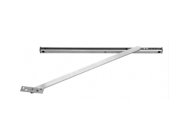 CRL Satin Stainless Rixson 10 Series Multi-Function Overhead Stop and Holder - 36-1/16" to 45" - 10446SS