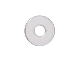 CRL 3/4" Diameter Clear Vinyl Replacement Washer - 10pk - HW058