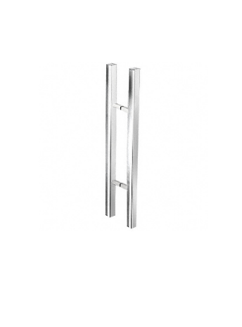 CRL Glass Mounted Square Ladder Style Pull Handle with Square Mounting Posts - 24"