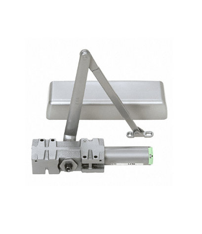 CRL LCN Aluminum ANSI Grade 1 Adjustable Spring Power Multi-Size Size 1 - 6 Surface Mounted Door Closer - 4041AL